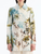 *VIRTUAL TRUNK SHOW* Oscar de la Renta Long Sleeve Collared Landscape Short Coat