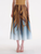 *VIRTUAL TRUNK SHOW* Oscar de la Renta Palm Print Ombre Poly Faille Circle Skirt