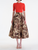 *VIRTUAL TRUNK SHOW* Oscar de la Renta Large Chine Palm Leaves Skirt