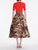 *VIRTUAL TRUNK SHOW* Oscar de la Renta Large Chine Palm Leaves Skirt