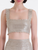 *VIRTUAL TRUNK SHOW* Oscar de la Renta Crochet Bandeau Silver Foil