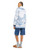 ALANUI Silent Rider Cardigan in Chalk-Bluebell, Size Small
