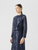 Akris Haron Lacquered Sea Fan Lace Short Jacket in Navy