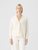 Akris Cloud Cashmere Relaxed Cardigan in Ecru
