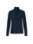 Akris Long Sleeve Silk Blouse with Stand-up Collar in Navy, Size 6