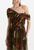 *VIRTUAL TRUNK SHOW* Oscar de la Renta One Shoulder Mixed Botanical Silk Chiffon Gown