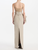*VIRTUAL TRUNK SHOW* Oscar de la Renta Sleeveless Crystal Embroidered Draped Faille Gown