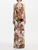 *VIRTUAL TRUNK SHOW* Oscar de la Renta Halter Neck All Over Beaded Florals Embroidered Gown