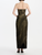 *VIRTUAL TRUNK SHOW* Oscar de la Renta Strapless Bugle Waves Embroidered Cocktail Dress