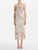 *VIRTUAL TRUNK SHOW* Oscar de la Renta Strapless Cut Out Intarsia Leaves Cocktail Dress