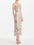 *VIRTUAL TRUNK SHOW* Oscar de la Renta Strapless Cut Out Intarsia Leaves Cocktail Dress