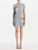 *VIRTUAL TRUNK SHOW* Oscar de la Renta Short Sleeve Beaded Chine Florals Cocktail Dress