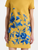*VIRTUAL TRUNK SHOW* Oscar de la Renta Short Sleeve Beaded Florals Embroidered Cocktail Dress