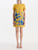 *VIRTUAL TRUNK SHOW* Oscar de la Renta Short Sleeve Beaded Florals Embroidered Cocktail Dress