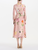 *VIRTUAL TRUNK SHOW* Oscar de la Renta Long Sleeve Collared Mixed Botanical Cotton Dress