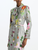*VIRTUAL TRUNK SHOW* Oscar de la Renta Long Sleeve Mixed Botanical Silk Twill Day Dress