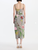 *VIRTUAL TRUNK SHOW* Oscar de la Renta Sleeveless All Over Mixed Botanical Day Dress