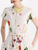 *VIRTUAL TRUNK SHOW* Oscar de la Renta Cap Sleeve Mixed Botanical Cotton Poplin Dress