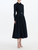 *VIRTUAL TRUNK SHOW* Oscar de la Renta Long Sleeve Collared Cotton Stretch Twill Dress