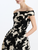 *VIRTUAL TRUNK SHOW* Oscar de la Renta Off Shoulder Abstract Fil Coupe Day Dress