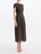 *VIRTUAL TRUNK SHOW* Oscar de la Renta Short Sleeve Twill Herringbone Wool Tailoring Dress
