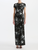 *VIRTUAL TRUNK SHOW* Oscar de la Renta Short Sleeve Draped Waist Peony Milano Jersey Dress