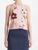 *VIRTUAL TRUNK SHOW* Oscar de la Renta All Over Floral Twinset Tank