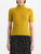 *VIRTUAL TRUNK SHOW* Oscar de la Renta Fold Over Turtle Neck Short Sleeve Pull