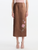 *VIRTUAL TRUNK SHOW* Oscar de la Renta Paint Ground Satin Floral Embroidered Column Skirt