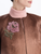 *VIRTUAL TRUNK SHOW* Oscar de la Renta Long Sleeve Painted Ground Satin Floral Embroidered Jacket