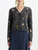 *VIRTUAL TRUNK SHOW* Oscar de la Renta Long Sleeve Mini Floral Embroidered Cardigan