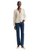 Iris Von Arnim Aliva Silk-Linen Cardigan in Off-White