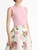 Oscar de la Renta Wool Cropped Tank in Pink