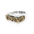King Baby Studio Squared-Off Gold Scroll Ring, Size 11