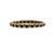 Armenta 18K Yellow Gold Black Sapphire Eternity Stack Band Ring, Size 6.5