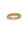 Armenta 18K Yellow Gold White Diamond Stack Ring, Size 6