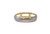 Armenta 18K Yellow Gold and Grey Sterling Silver Paperclip Stack Ring, Size 7