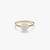Pomellato Sabbia 18K Rose Gold Diamond Small Ring, Size 52