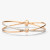 Pomellato Together 18K Rose Gold Bangle with White Diamonds