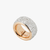 Pomellato Iconica 18K Rose Gold Large Ring with Diamonds, Size 64