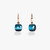 Pomellato Nudo 18K Rose and White Gold London Blue Topaz Petit Earrings