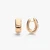 Pomellato Iconica 18K Rose Gold London Blue Topaz Hoop Earrings