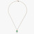 Pomellato Nudo 18K Rose and White Gold Prasiolite/Green Agate Diamond Necklace