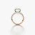 Pomellato Nudo 18K Rose and White Gold Prasiolite and Diamond Classic Ring