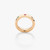 Pomellato Iconica 18K Rose Gold Extra Slim Color Ring, Size 55