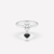 *SHOP & SIP*Spinelli Kilcollin Pia Heart Silver Noir Ring