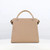 Michino Leather Handbag Lutece Mini in Tourterelle
