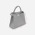 Michino Leather Handbag Lutece Mini in Chocolate