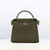 Michino Leather Handbag Lutece Mini in Khaki