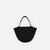 Wandler Hortensia Mini Raffia Bag in Black Raffia